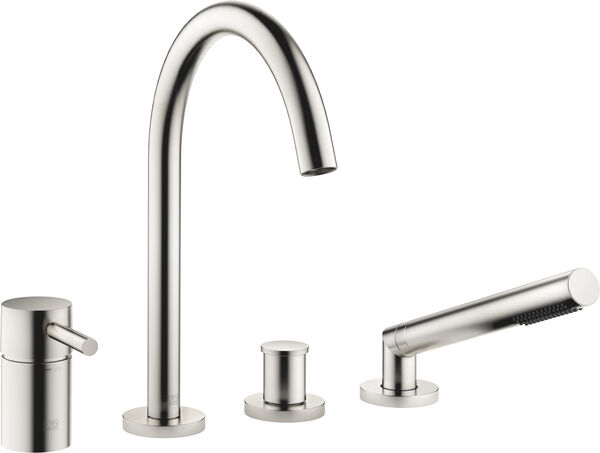 Batteria di riempimento Dornbracht Meta, 4-trous, bocca di riempimento, s 221 mm, miscelatore, image number 0