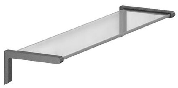 Glasablage Nosag Normbau Cavere schwarz matt image number 0