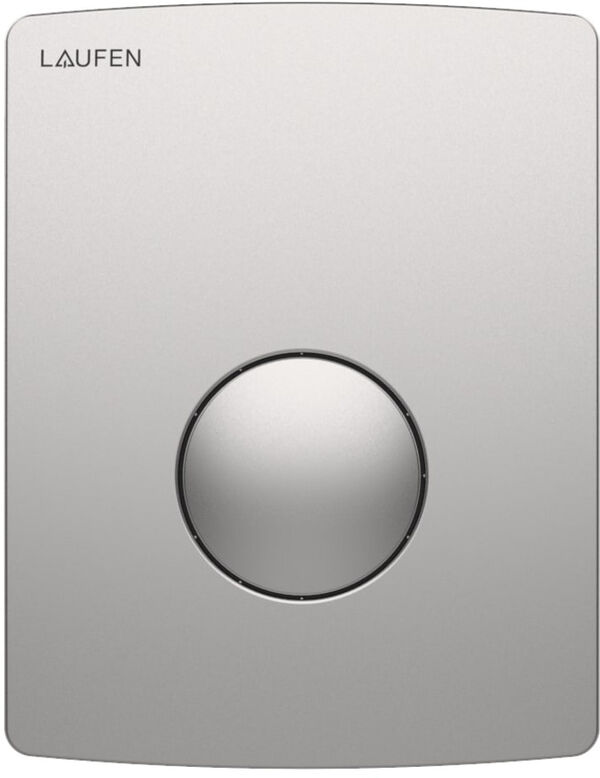Plaque de d&eacute;clenchement Laufen Ineo AU109 Acier inoxydable bross&eacute; image number 0