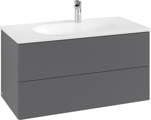 Meuble sous-lavabo Villeroy & Boch Antao Anthracite mat