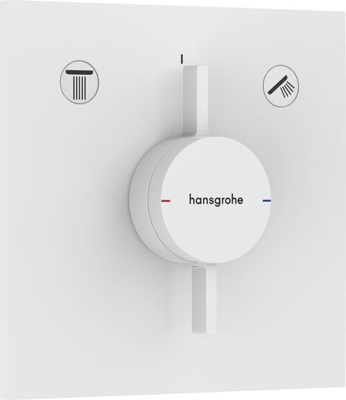 Duschsystem Hansgrohe Duo Turn E Schwarz matt