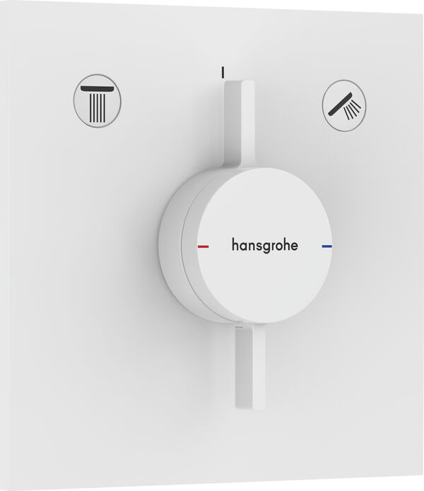 Duschsystem Hansgrohe Duo Turn E Schwarz matt image number 0
