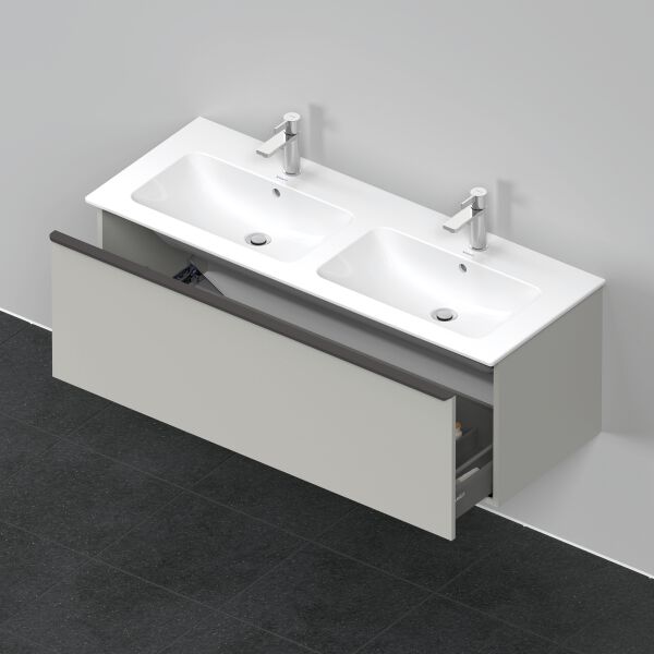 Meuble sous-lavabo Duravit D-Neo Gris béton mat image number 3