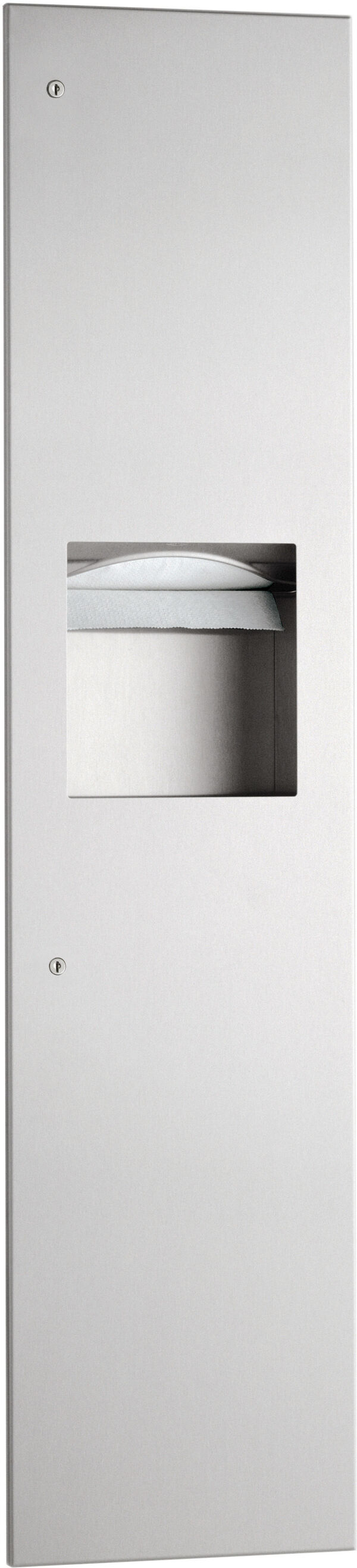 Distributeur d'essuie-mains en papier à ordures Bobrick Trimline image number 0