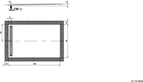 Duschenfläche Kaldewei Nexsys weiss Gleitschutz Secure Plus image number 1