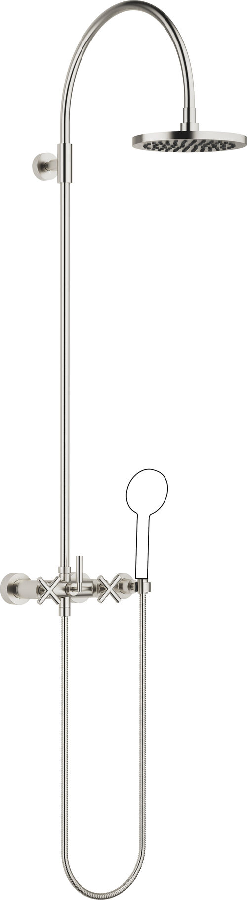 Shower Pipe Dornbracht mit Duschenbatterie platin matt