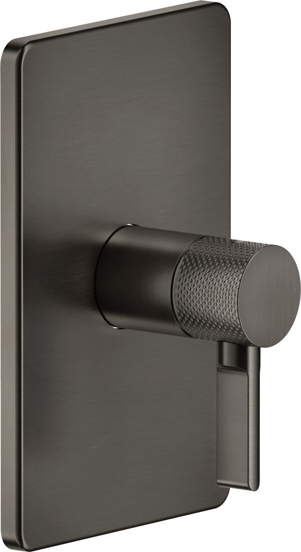 Duschmischer-Endmontageset Gessi Inciso &frac12;" Black metal brushed image number 0