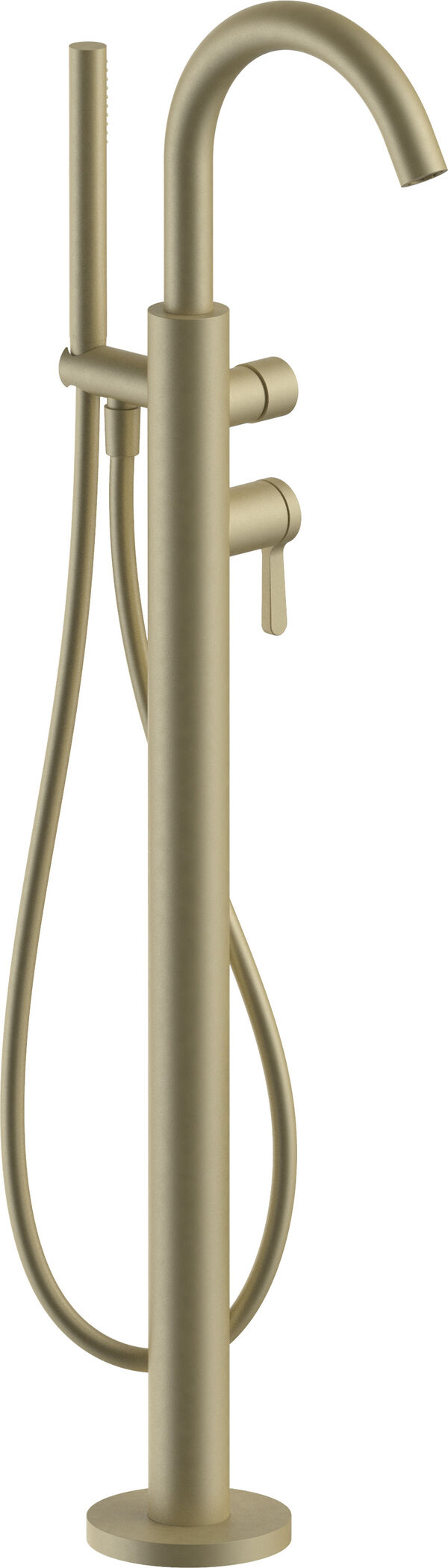 Bademischer Fantini Torino-Standmodell Matt british gold PVD image number 0