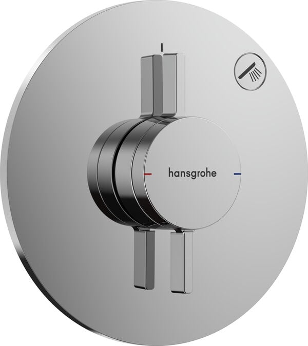 Sistema doccia Hansgrohe Duo Turn S, placca di copertura, Ø 155 mm, successivamente allineato di image number 0