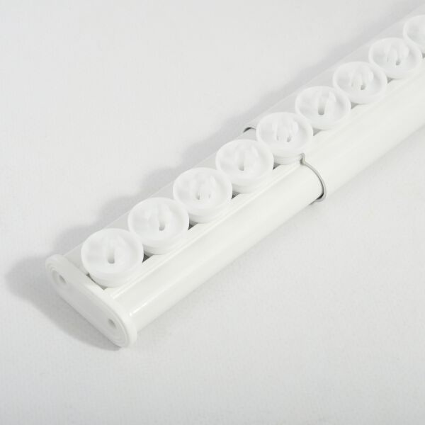 Tringle pour rideau de douche Spirella Scala White chrome image number 3