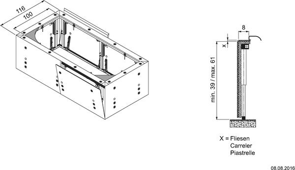 Syst&egrave;me de rev&ecirc;tement ext&eacute;rieur Kaldewei Multiverso image number 0