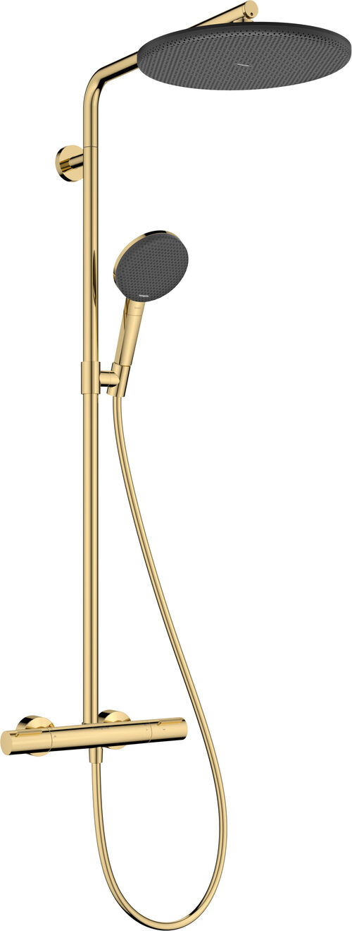Showerpipe Hansgrohe Alive S Puro EcoSmart Brushed black chrome
