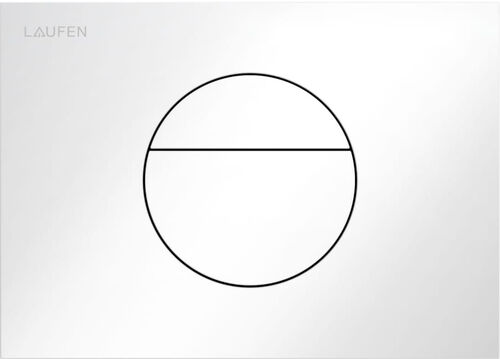Plaque de déclenchement Laufen Ineo Sunrise blanc