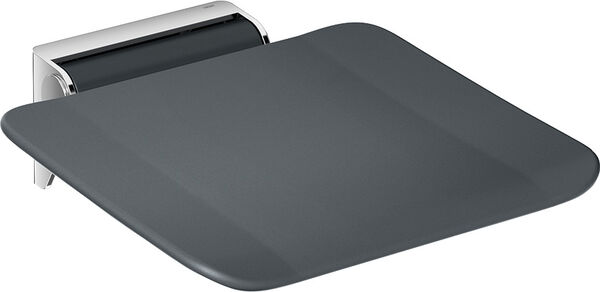 Sedile ribaltabile mobile Hewi 900, s 42 cm, sedile, 523 / 524 grigio antracite, 535 nero opaco, image number 0