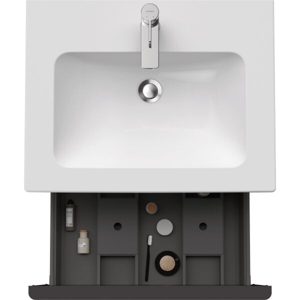 Meuble sous-lavabo Duravit D-Neo chêne noir image number 4