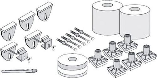 Set d'isolation phonique Hafner Iso-Set Whirlpool