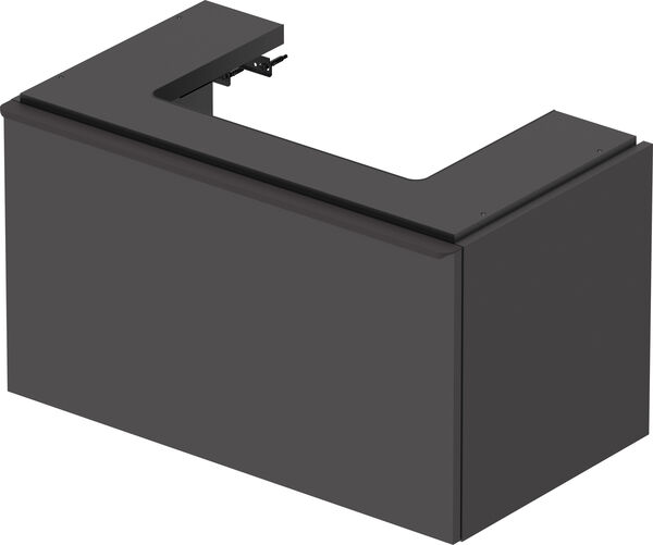 Meuble sous-lavabo Duravit D-Neo graphite mat image number 0