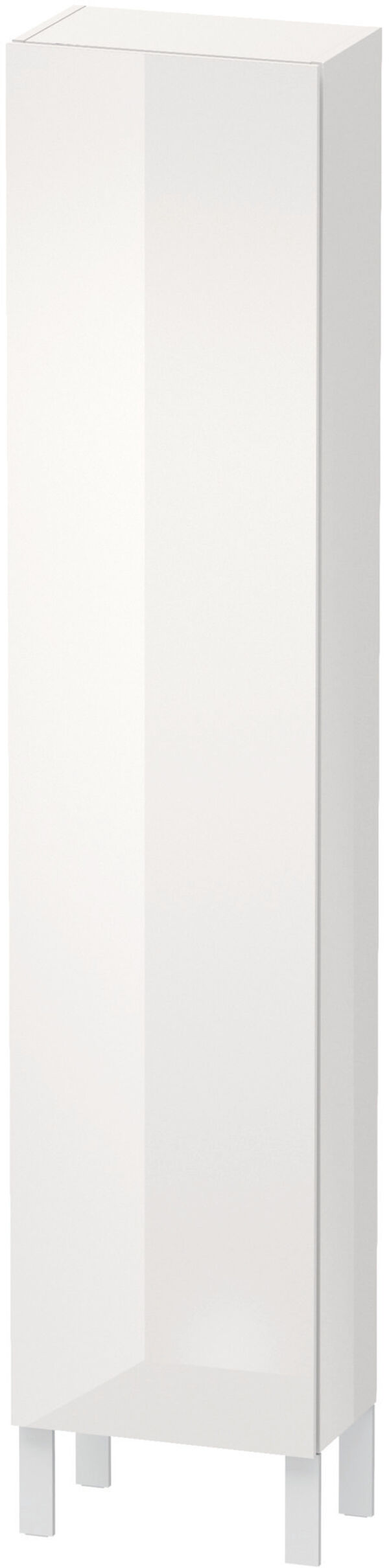 Armoire haute L-Cube Blanc brillant image number 0