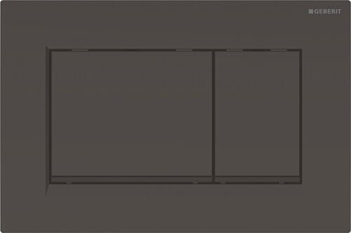 Betätigungsplatte Geberit Sigma20 square schwarz RAL 9005