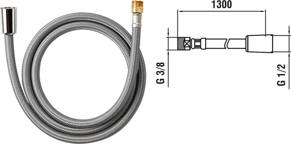 Tuyau flexible synth&eacute;tique Laufen image number 0