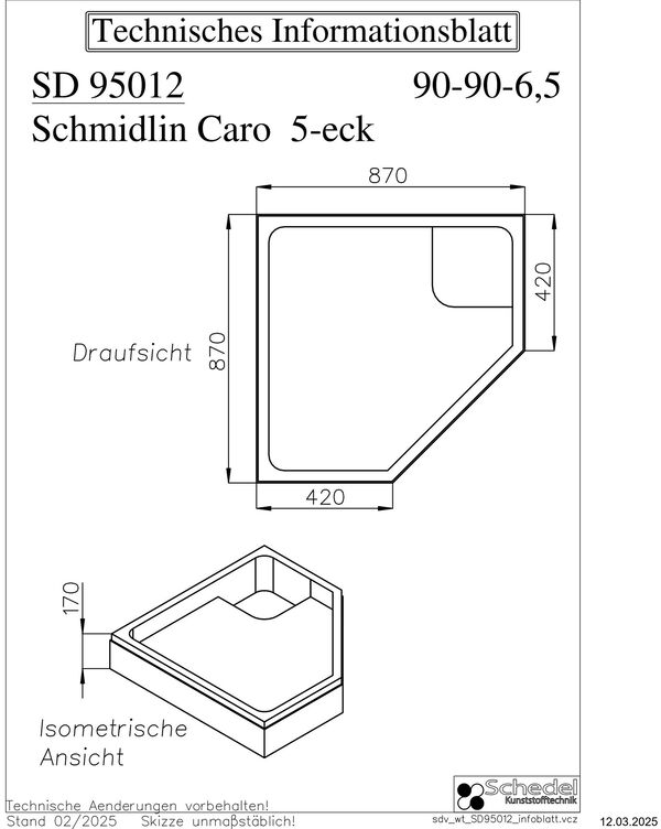 Duschwannentr&auml;ger Schedel image number 1