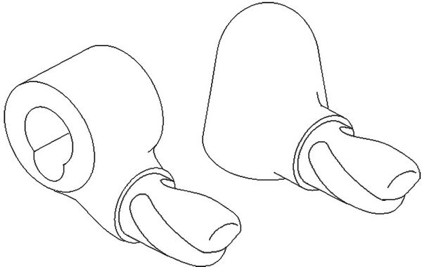 Set di cardini da avre , per sedile WC Pressalit Zaga (A9153xxx) image number 0