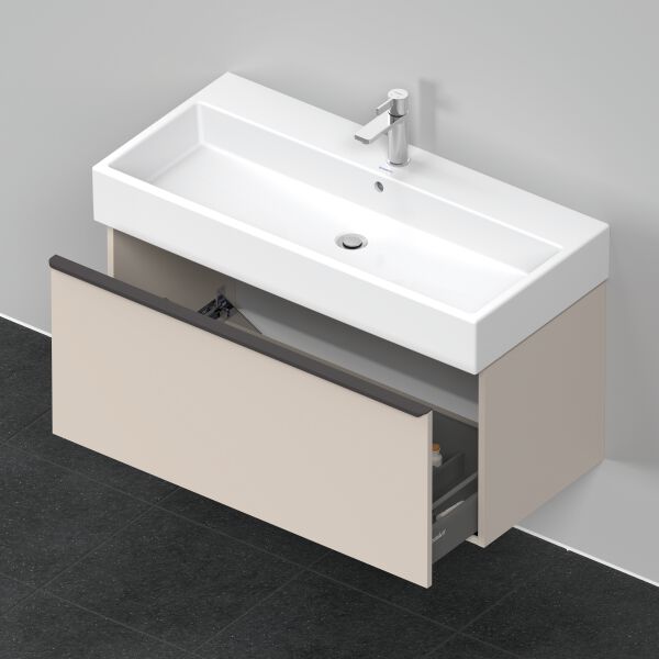Armadio sottolavabo Duravit D-Neo taupe opaco image number 3