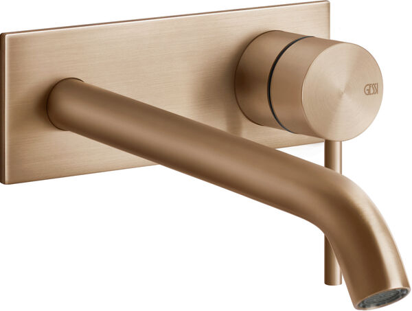 Wandmischer-Endmontageset Gessi 316, ½" warm Steel brushed flessa image number 0