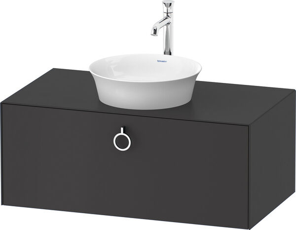 Meuble sous-lavabo Duravit White Tulip Graphite mat image number 0