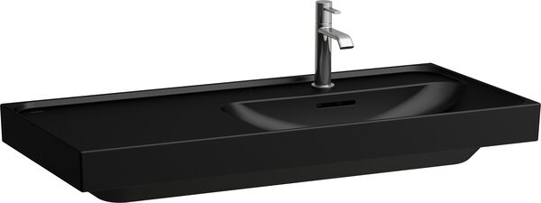 Waschtisch Laufen Meda 100 x 46 cm Schwarz matt image number 0