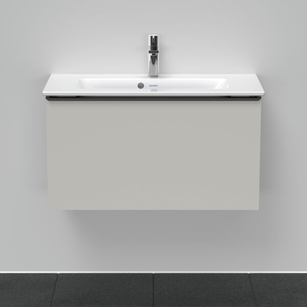 Meuble sous-lavabo Duravit D-Neo gris béton mat image number 2