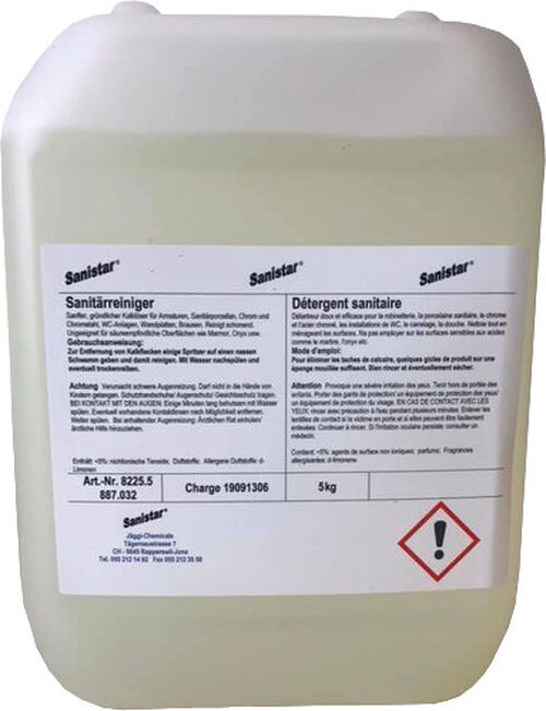 Produit de nettoyage Sanistar 5 litres