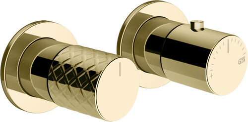 Mélangeur de douche-set de montage final Gessi Habito Laitone PVD intreccio Mélangeur de douche-set de montage final Gessi Habito Laitone PVD intreccio