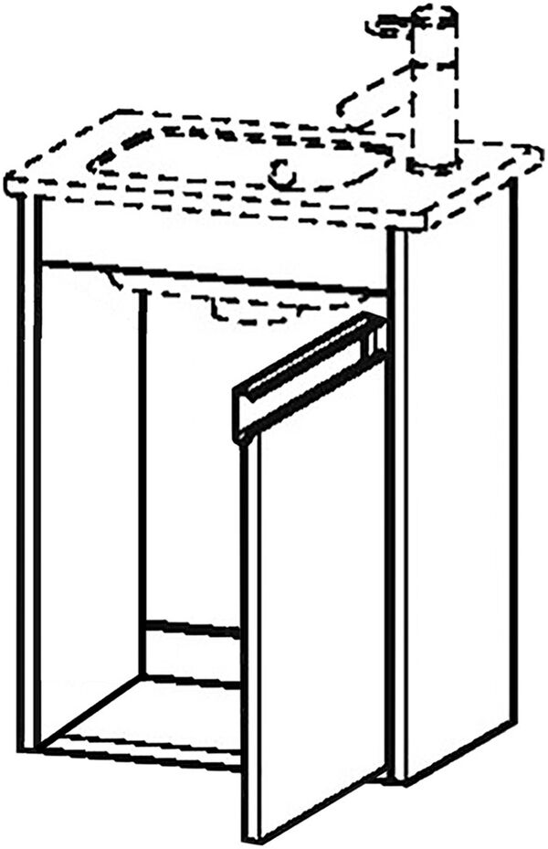 Meuble sous-lavabo Duravit Ketho Graphite mat image number 0