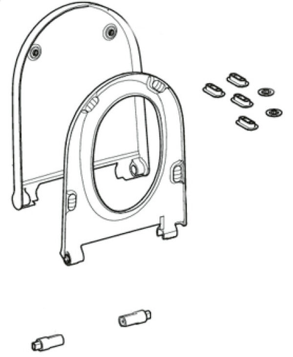 Si&egrave;ge WC pour Geberit Sela Blanc mat image number 0