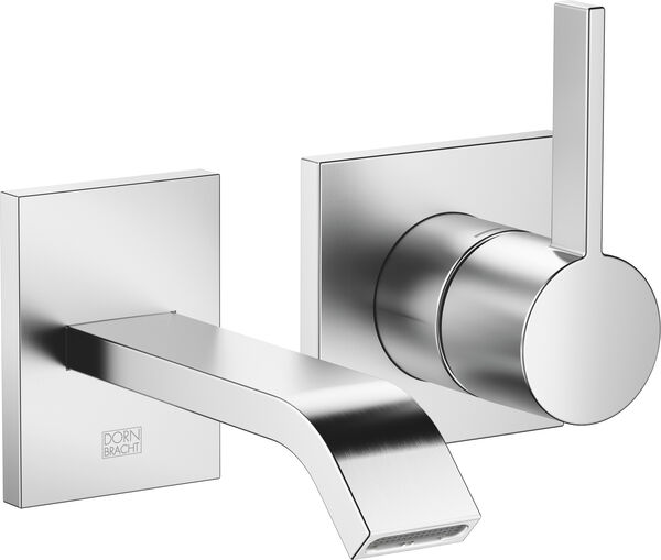 M&eacute;langeur mural-set de montage final Dornbracht Imo Chrome matt Avec A&eacute;rateur image number 0