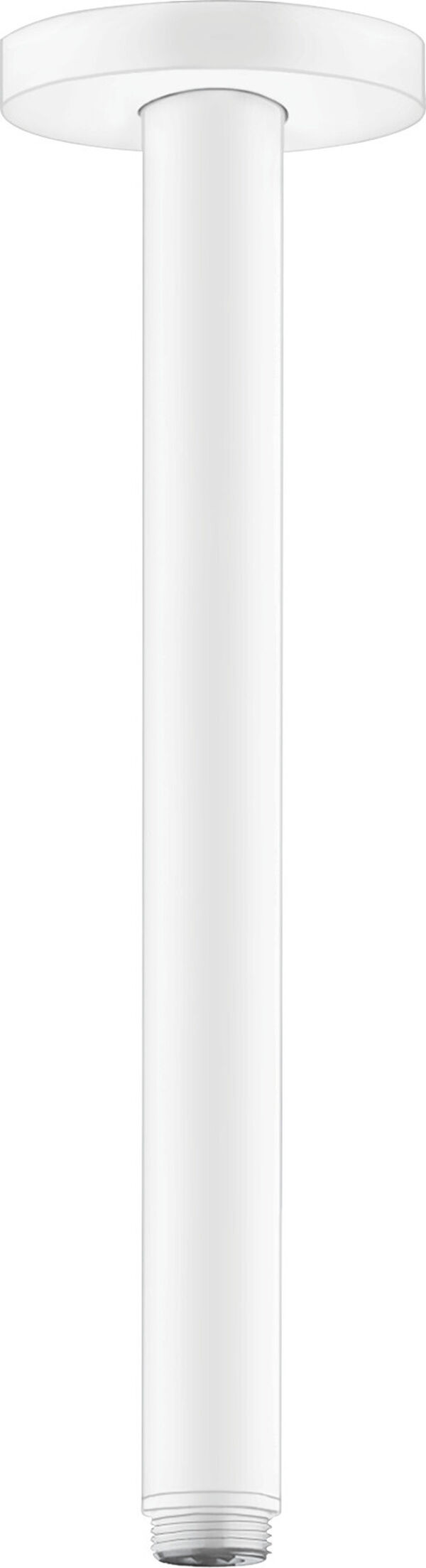 Fixation au plafond Hansgrohe S ½" Blanc mat image number 0