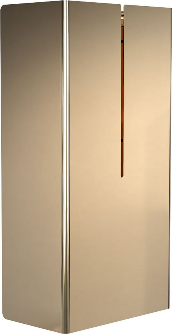 Corbeille &agrave; papier Frost Nova 2 Polished gold image number 0