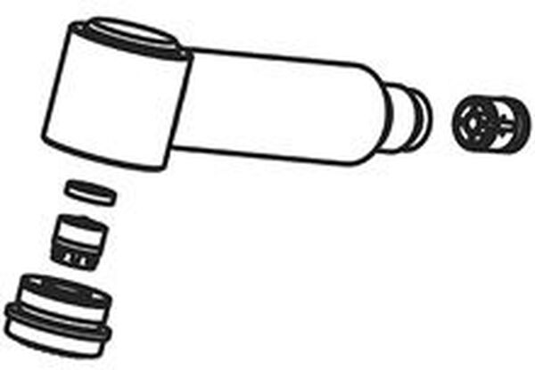 Auszugbrause umstellbar, zu Spültischmischer Ono, A 220 mm (Z.535.540) image number 0
