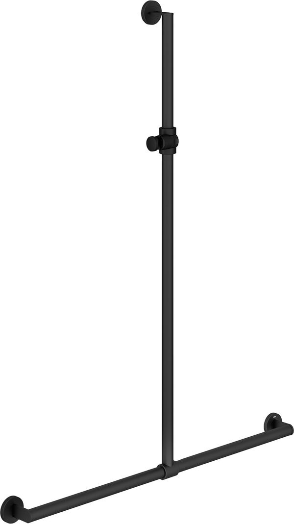 Corrimano ad angolo Hewi 900, 125 x 76,5 cm, &Oslash; 32 mm, supporto snodabile in poliammide, 523 / 524 image number 0