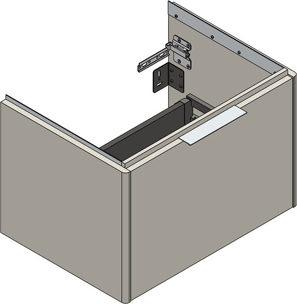 Meuble sous-lavabo Alterna pro S Blanc brillant image number 0