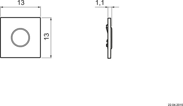 Urinoirsteuerung Geberit Typ10 round image number 1