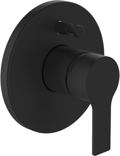 Miscelatore da bagno-set di montaggio Laufen Swisstap nero titanio opaco PVD