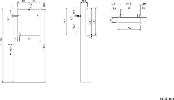 Spiegelschrank Alterna format LED weiss image number 1