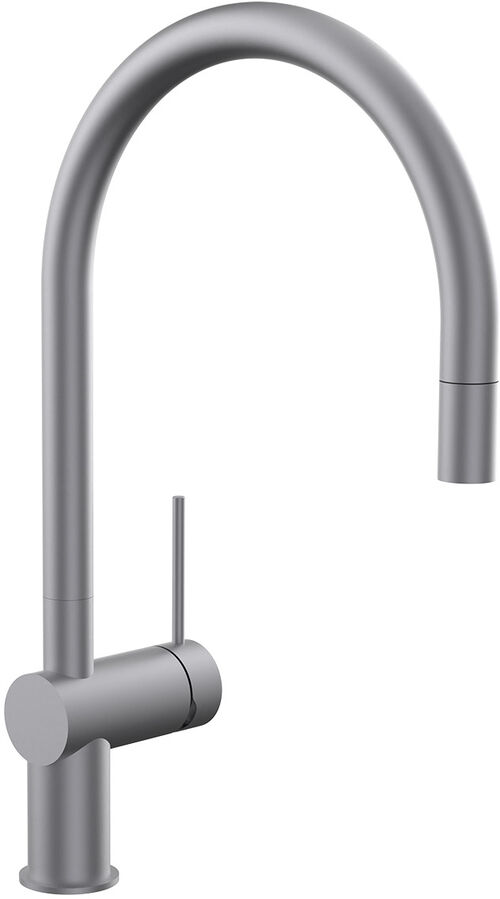 Miscelatore monocomando Laufen Twinplus Slim acciaio inossidabile spazzolato