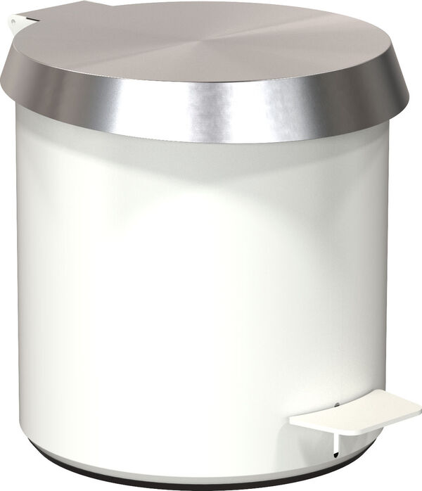 Boîtes à ordures Frost Nova 2 Blanc mat Top brushed stainless image number 0