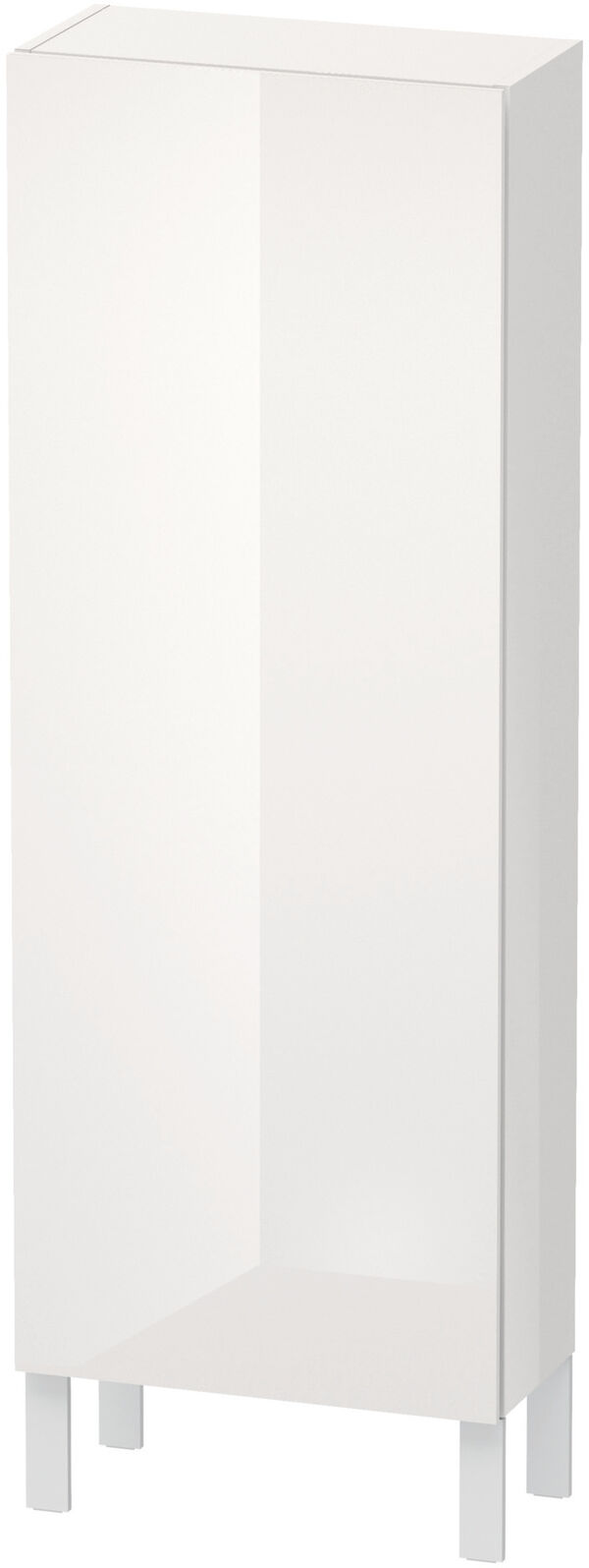 Armadietto laterale L-Cube, laccato, larghezza 50 cm, altezza 132 cm, profondit&agrave; 24,3 cm, 1 porta, image number 0