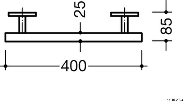 Haltegriff Hewi System 100 / 800 verchromt image number 1