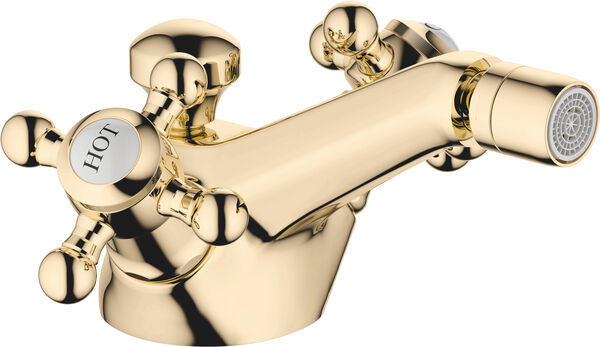 Batteria per bidet Dornbracht Madison, s 125 mm, ugello orientabile, piletta di scarico, image number 0