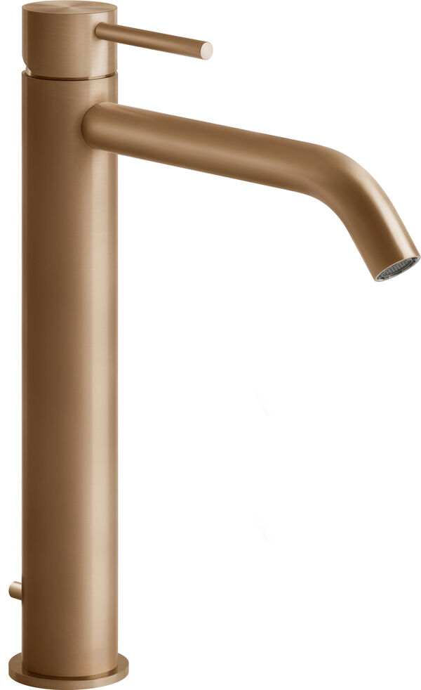 Einlochmischer Gessi 316 warm Steel brushed flessa image number 0